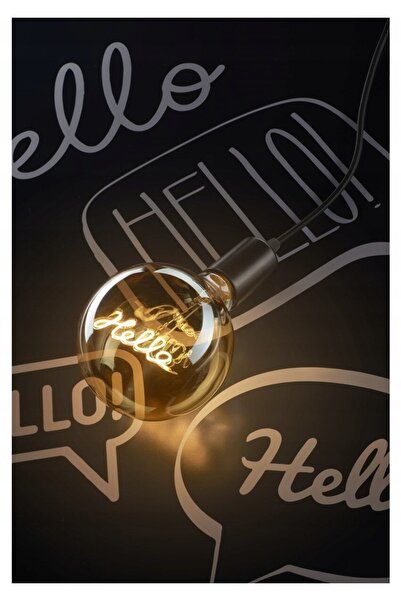 innature Bec LED CELLULARLINE Fancy Bulb Hello 2W E27