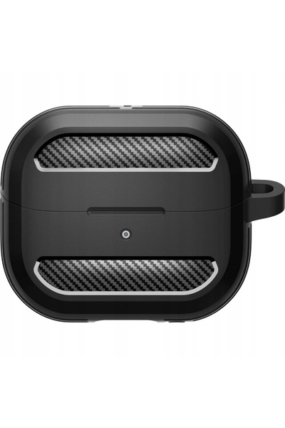 Spigen Husă pentru căști Rugged Armor pentru Samsung Galaxy Buds 3/3 Pro Negru