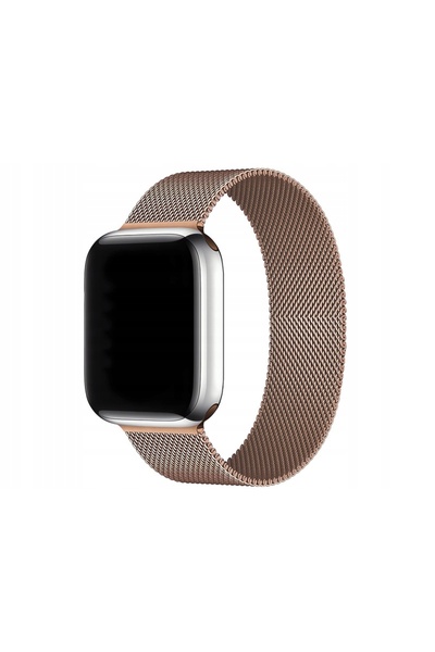 NO BRAND Curea LUNA pentru Apple Watch 3/4/5/6/7/8/SE Auriu Roz