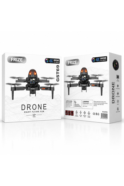 VTM Сгъваем дрон с двойна 4K HD камера, WiFi FPV, обхват на управление 2–3 км...