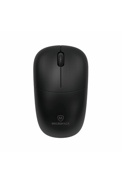 Micropack MP-712W ماوس بصري لاسلكي 2.4G USB بدقة 1600 نقطة في البوصة، تصميم مريح