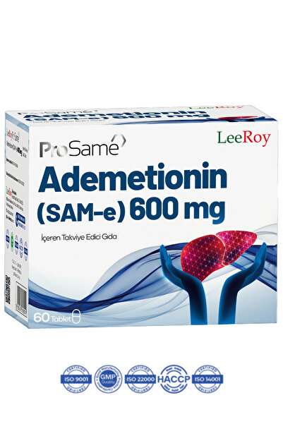 LeeRoy Prosame Ademetiyonin (SAM-e) 600 mg İçeren Takviye Edici Gıda 60 Tablet