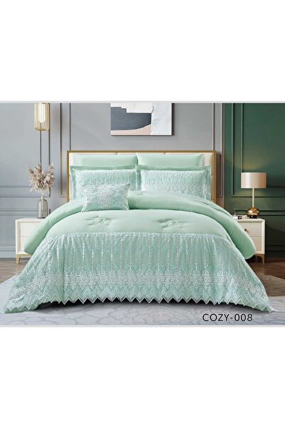 BIET ALMAFROSHAT Abu Kaleb Bridal Dowry Set, 7-Piece Quilt Set with a Bedspread.