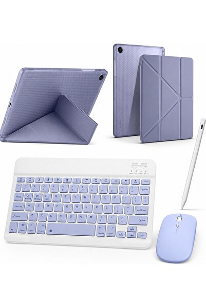 TUROTTO Galaxy Tab A9 Plus X210 / A11 Plus X230 İle Uyumlu Standlı Kılıf Doku...