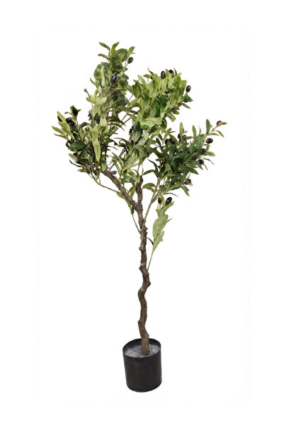 Yallabena 180cm Artificial Olive Tree Potted Plant with Black Base Realistic ...