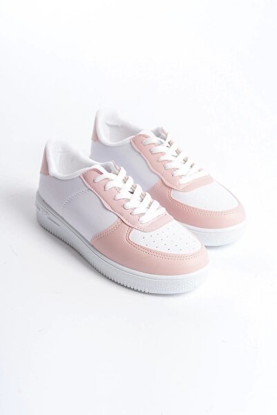 STAR AYAKKABI 2 Renk Bağcıklı Kadın Sneaker Spor Ayakkabı