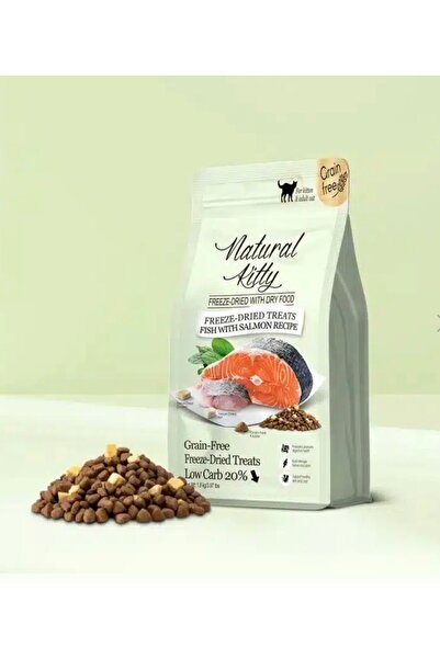 Natural Kitty Natural Kitty Dry Food for Cats Fish with Salmon 1,8 Ggr