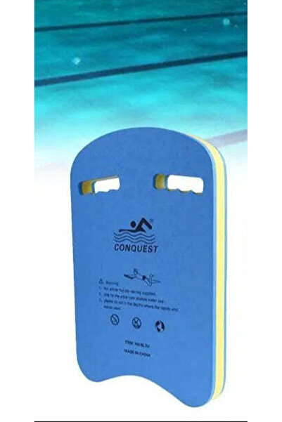 Conquest EVA Swimming Kickboard for Kids and Adults - Blue 40x29cm