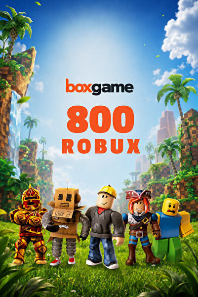 boxgame 800 Robux - 8 USD Cüzdan Kodu