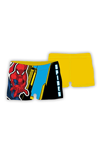 Marvel Spider-Man Classics Σπάιντερ-Μαν Κίτρινο Μαγιό Μποξεράκι 3-8 Ετών Γρήγ...