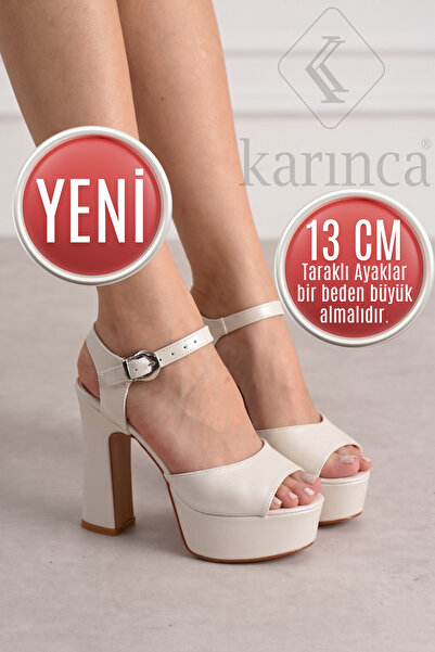Karınca Pantofi de nuntă - 13 cm, design simplu și elegant, cu bandă Talya, p...