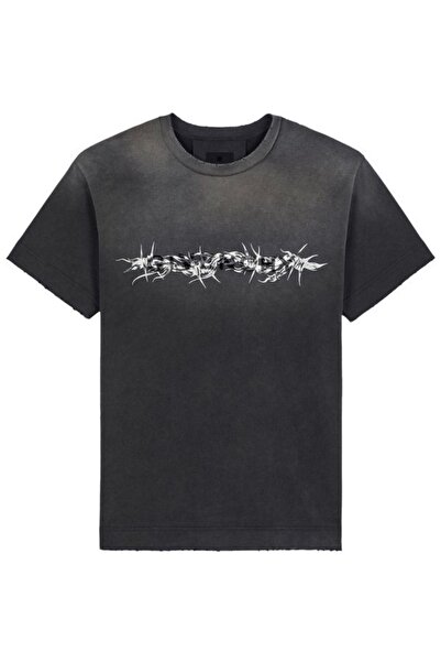 Beymen Collection Barbed Wire Patterned Vintage Oversize T-Shirt