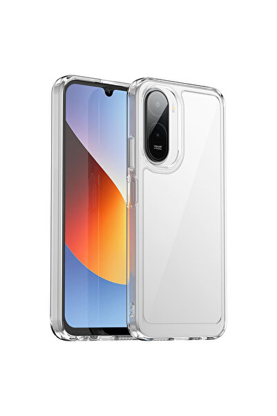 CaseOnn Xiaomi Redmi A7 Pro Kılıf Kamera Korumalı Darbe Emici Şeffaf Arka Kap...