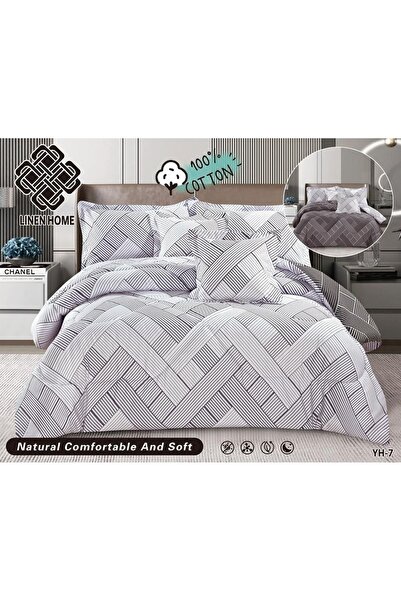BIET ALMAFROSHAT Duvet Cover Set with 100% Cotton Bedspread, 6-Piece Set
