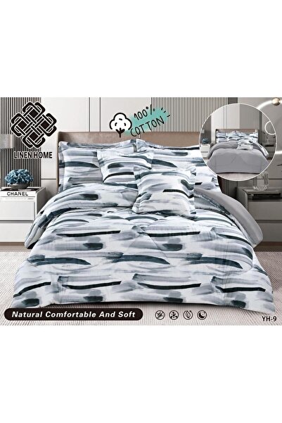 BIET ALMAFROSHAT Duvet Cover Set with 100% Cotton Bedspread, 6-Piece Set