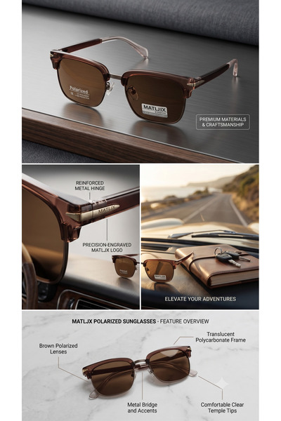 GLORIASUN Unisex sunglasses with uv400 protection