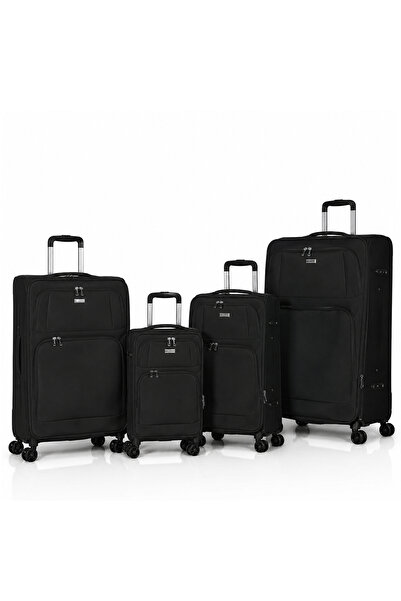 PP Fabric Travel Bag Set - 4 Pieces - Durable Material with Assorted Colors