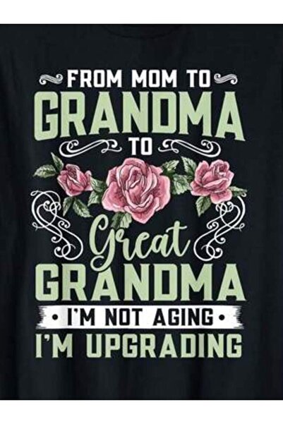 KYMC07 T-Shirt, Black, Round Neck, Inspirational Language Theme, Mom Grandma ...