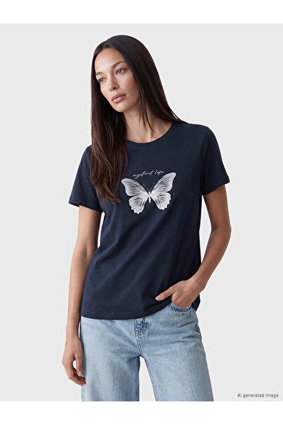 LC Waikiki Tricou de damă imprimat, 100% bumbac