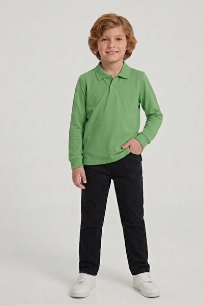NACAR STORE Dječja unisex pamučna polo majica sa dugim rukavima i uniformom z...