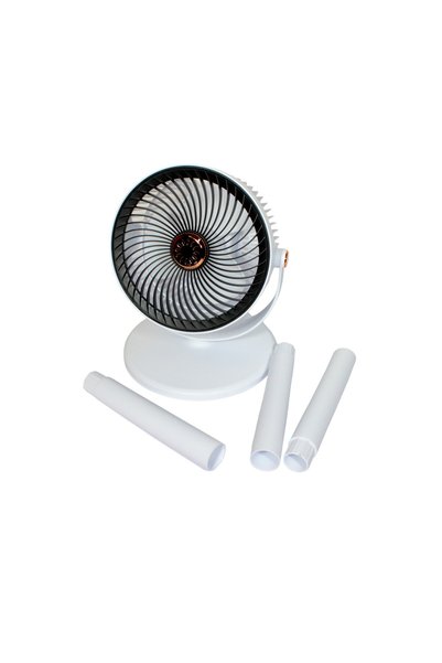 OEM Ventilator vertical cu baterie, 4 trepte de viteză, funcție de aromaterapie, USB, Alb S34