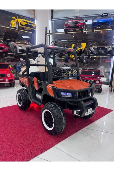 POYRAZ AKÜLÜ 24 Volt Dev Boy 2 kişilik akülü araba (0-8 yaş)(yumuşak lastikli)