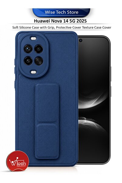 Wtech Huawei Nova 14 5G 2025 Soft Silicone Case with Grip, Protective Cover T...