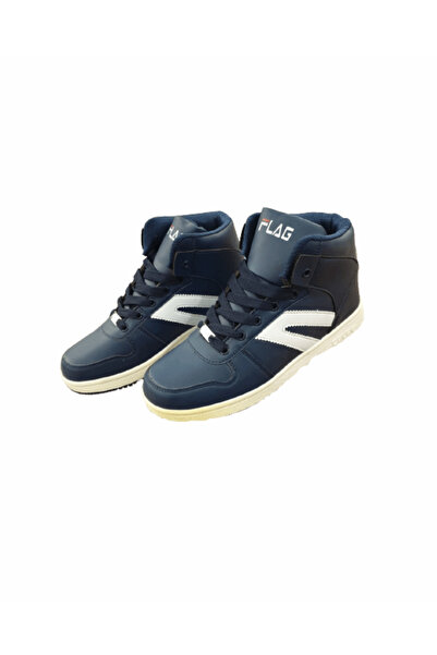 GENERAL Casual men's boots in navy and white