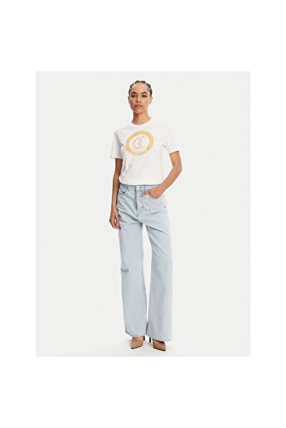 Just Cavalli Tricou de damă 78PAHE13 CJ110 Alb