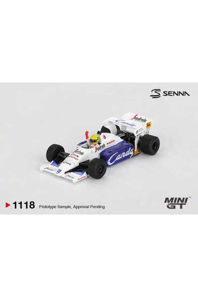 mini gt 1/64 توليمان TG184 # 19 آيرتون سينا 1984 جائزة موناكو الكبرى المركز ا...