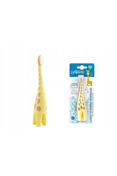 NO BRAND Periuță de dinți DR BROWNS Girafă