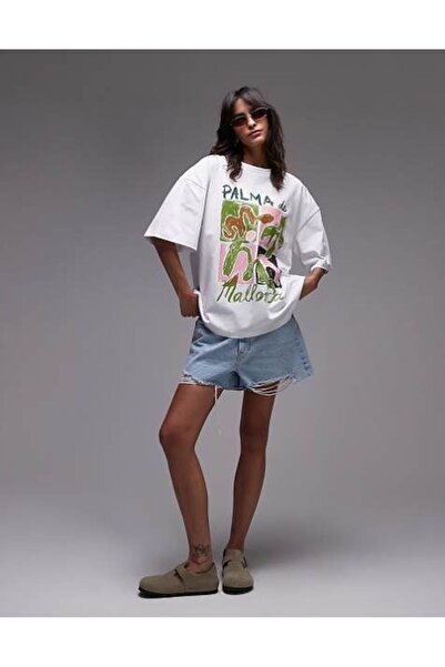 classy moda Βασικό κοντομάνικο μπλουζάκι από χτενισμένο βαμβάκι 30/1