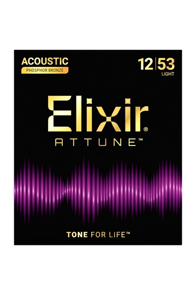 Elixir Attune Phosphor Bronze Light Akustik Gitar Teli (12-53)