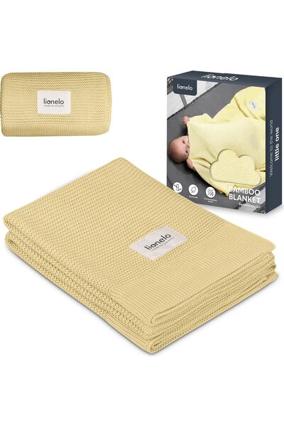 Lionelo Lightweight Baby Bamboo Blanket 100x75