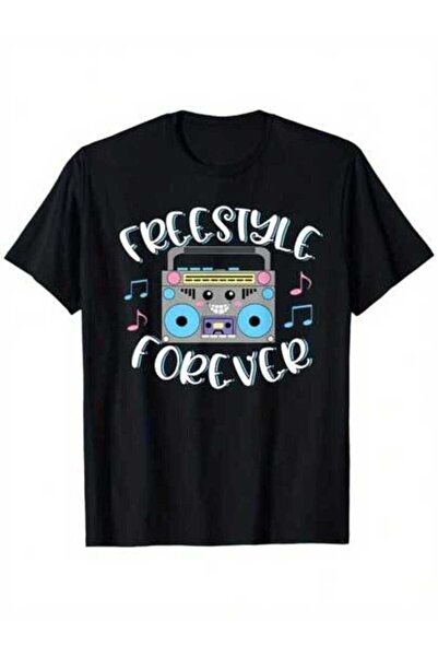 9TAY Freestyle Cute Boombox Dance Music T-ShirtCasual,Men's Retro Casual T-Sh...