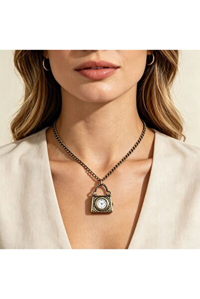 idei Metal alloy necklace with durable chain and engraved decorative pendant,...