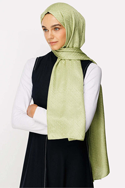 wesscollection شال نسائي منسوج من الجاكار اللامع بنمط سلسلة 75x185 سم
