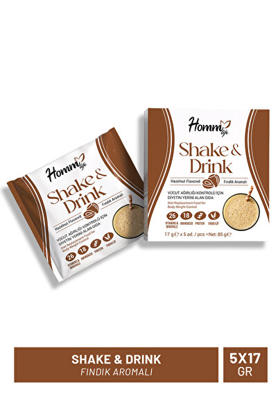 hommlife Fındık Aromalı Shake & Drınk 17 Gr X 5 Adet