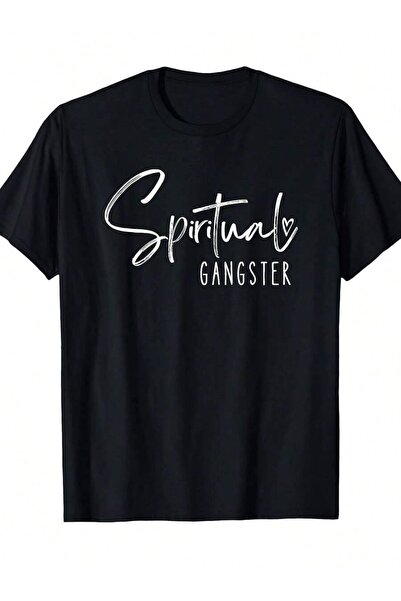 KYMC07 تي شيرت ستريت وير للرجال والنساء بتصميم Spiritual Gangster، قميص قطني ...