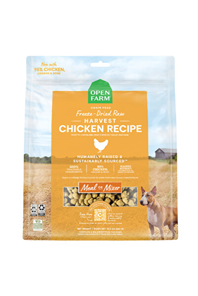 open Farm Freeze Dried Harvest Chicken Recipe Dry Dog Food 99G