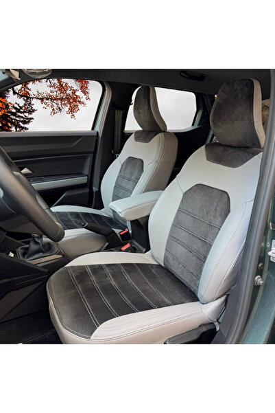 K-Design RENAULT DUSTER Araca Özel Oto Koltuk Kılıfı - 1.Kalite Deri Tay tüyü