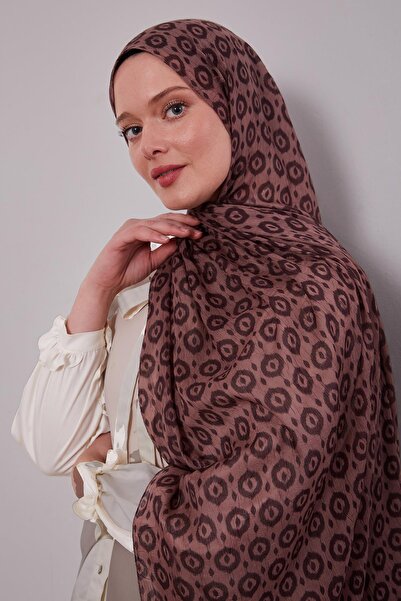 Levidor Coffee Micro Patterned Craze Comfort Shawl