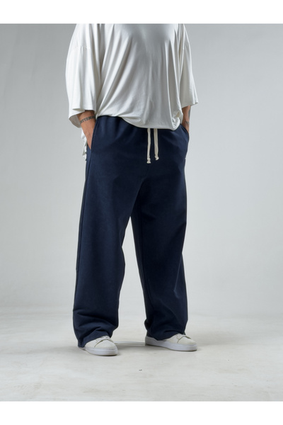 COCOPELLI Navy Blue Washed Men's Tracksuit Coc3299