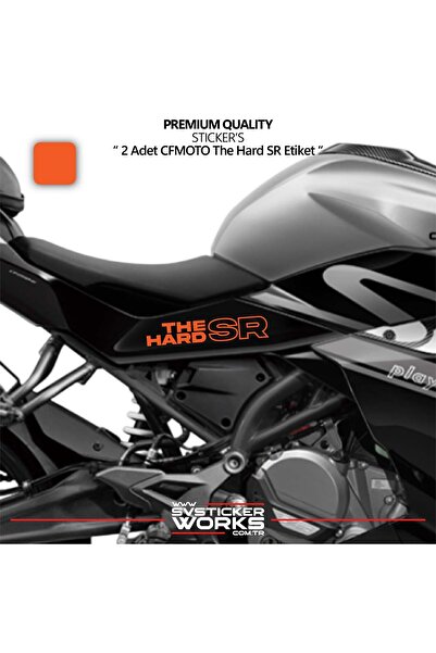 ARONA Cfmoto the hard sr sticker high quality foil 2 pcs sticker decal