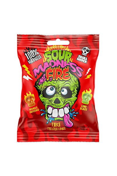 Halloween SOUR MADNESS ΚΑΡΑΜΕΛΕΣ 60gr. - (FIRE)