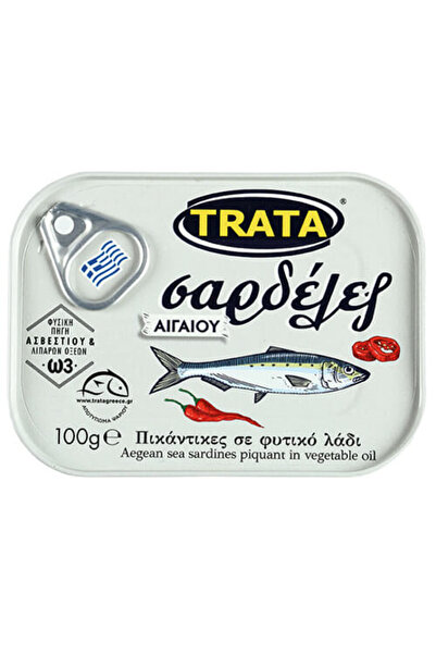 Trata ΣΑΡΔΕΛΑ 100gr. ΠΙΚΑΝΤΙΚΕΣ - (ΣΕ ΦΥΤΙΚΟ ΛΑΔΙ)