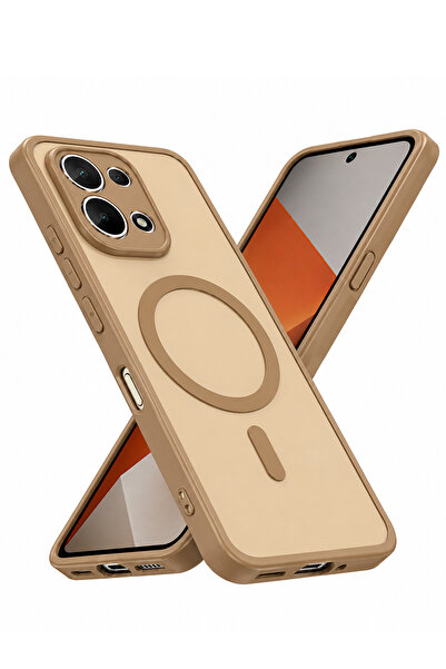 Nezih Case Redmi Note 13 Pro 4G Uyumlu Magsafe Sarj Destekli Mat Görünümlü Şı...