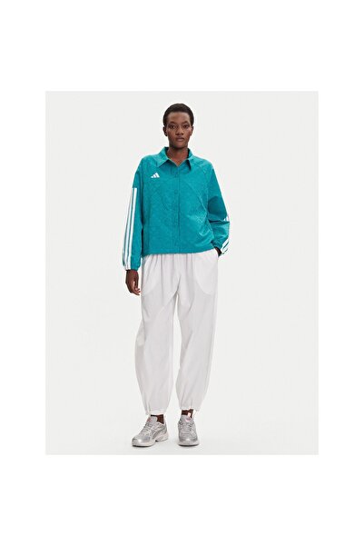 adidas Jachetă de tranziție pentru femei JL9204 Turcoaz