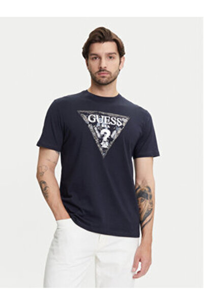 Guess Tricou bărbătesc bleumarin M5YI15I3Z14