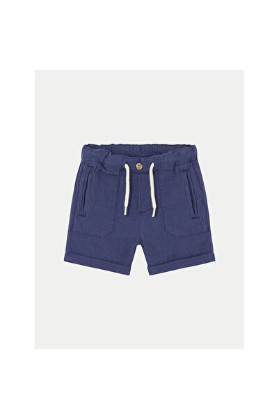 MAYORAL Pantaloni scurți din material pentru băieți 1236 Bleumarin